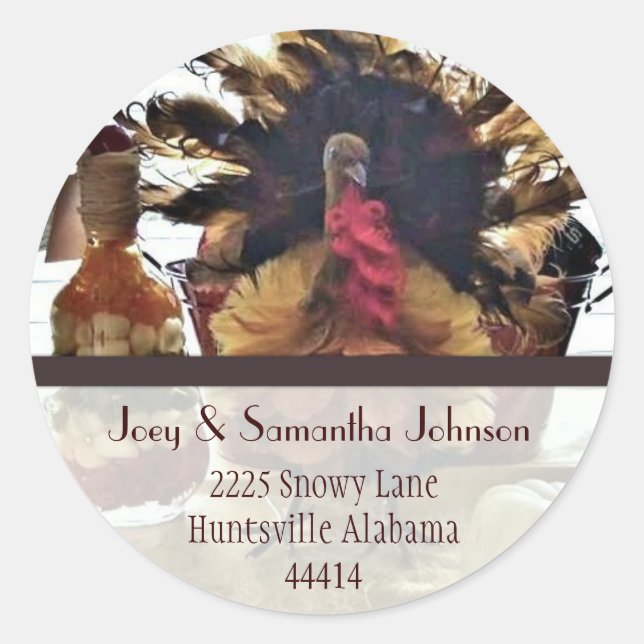 Adesivos para endereços da Turquia (Frente)