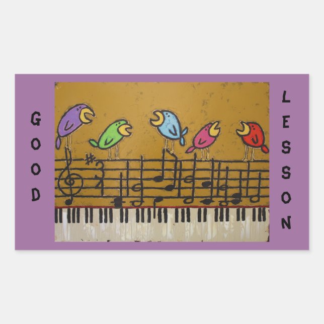 adesivos para estudantes de piano (Frente)