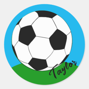 Adesivos para fãs de Futebol Monogramados