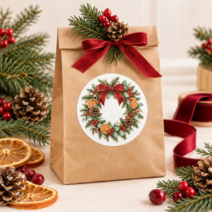 Adesivos para Festa de Criação de Coroa de Natal