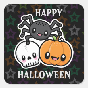 adesivos para o Dia das Bruxas