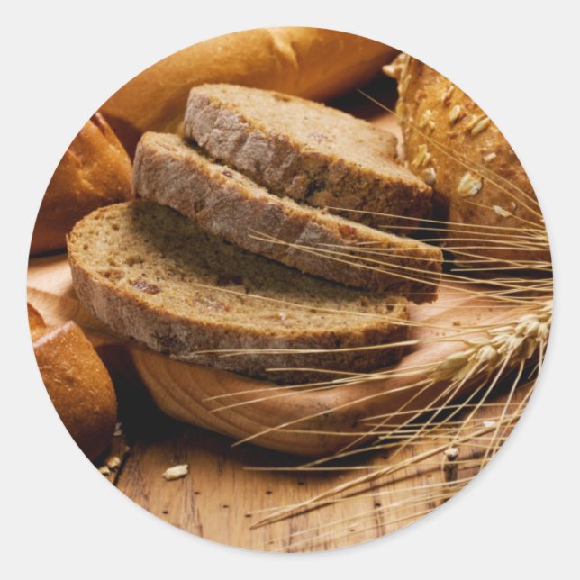 Adesivos para pão e trigo (Frente)