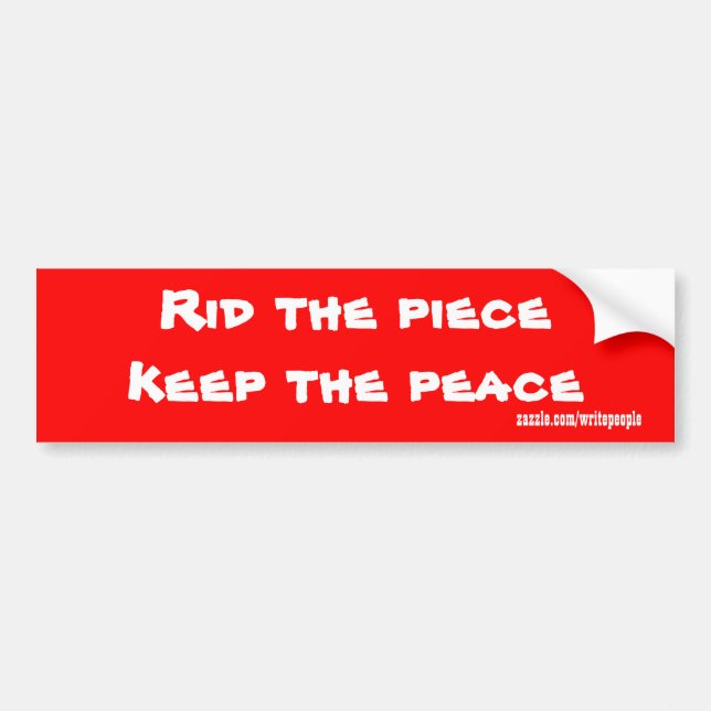 adesivos para proteção da paz (Frente)