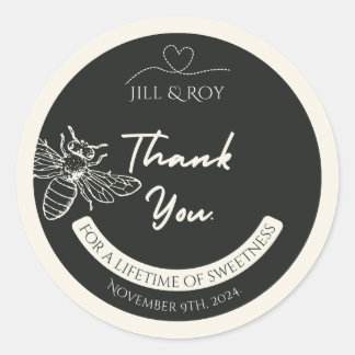 Adesivos para Tampa de Pote de Mel Mini