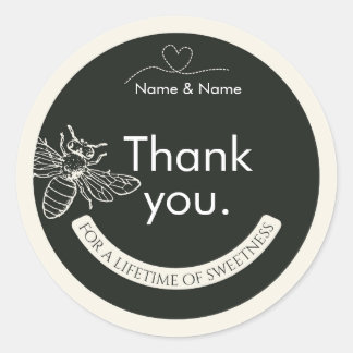 Adesivos para Tampa de Pote de Mel Mini