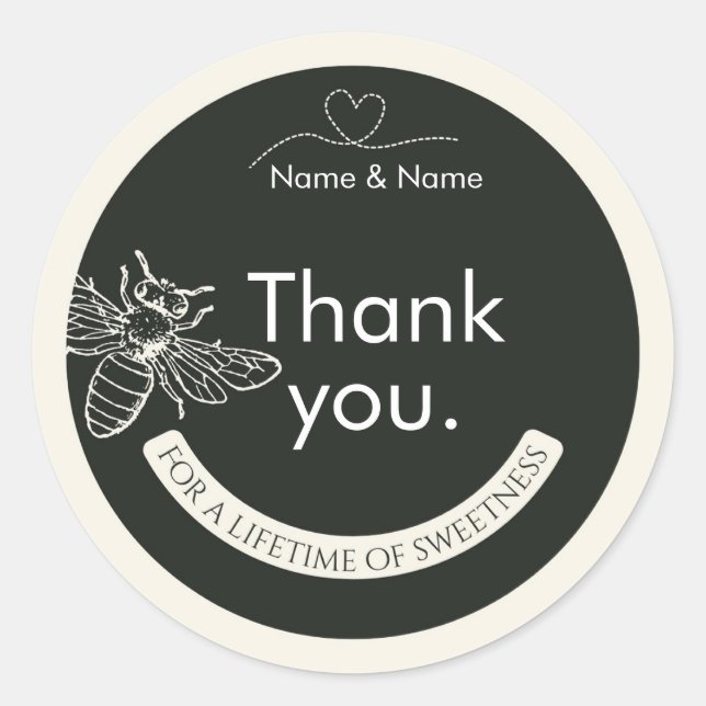 Adesivos para Tampa de Pote de Mel Mini (Frente)