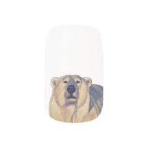 As unhas do urso polar refrigeram a decoração do