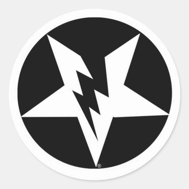 adesivos pentagrama (Frente)