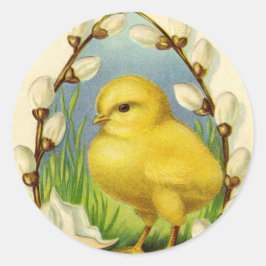 Adesivos Pequena Galinha de Páscoa