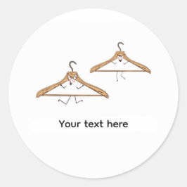 Adesivos personalizados, Cabides engraçados
