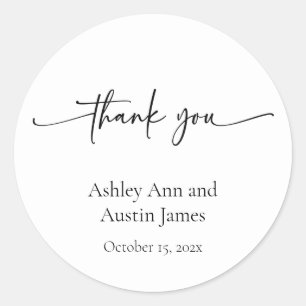 Adesivos Personalizados de Agradecimento para Lemb