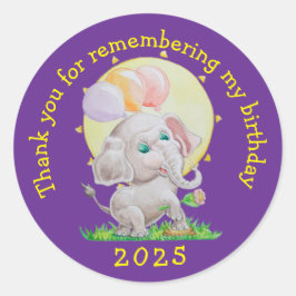 Adesivos Personalizados de Aniversário Infantil