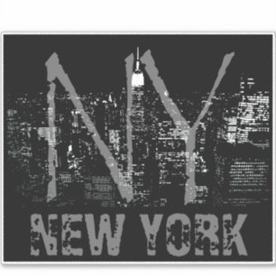 Adesivos Personalizados de Arte de Nova York NYC