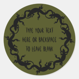 Adesivos Personalizados de Arte Lizard