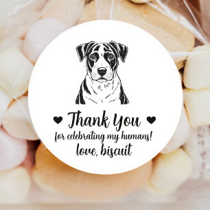 Adesivos Personalizados de Cachorro para Favors de
