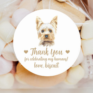 Adesivos Personalizados de Cachorro para Festa de 