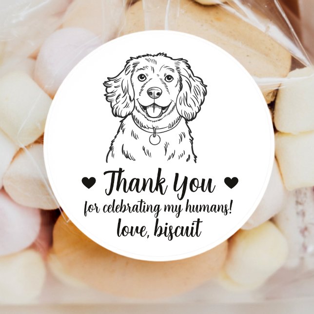 Adesivos Personalizados de Cão Cocker Spaniel para (Criador carregado)