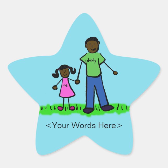 Adesivos Personalizados de Caractere da Família Pa (Frente)