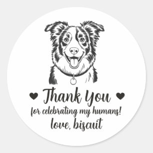 Adesivos Personalizados de Casamento com Border Co