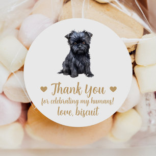 Adesivos Personalizados de Casamento com Cachorro