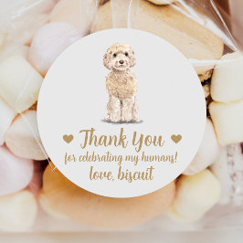 Adesivos Personalizados de Casamento de Cachorro C