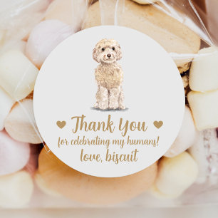 Adesivos Personalizados de Casamento de Cachorro C