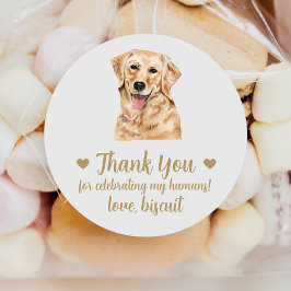 Adesivos Personalizados de Casamento de Cachorro G