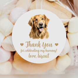 Adesivos Personalizados de Casamento de Cachorro R