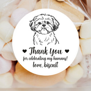 Adesivos Personalizados de Casamento para Favorito