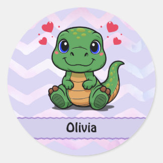 Adesivos Personalizados de Dinossauro T-Rex