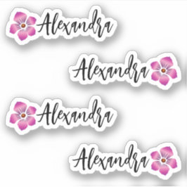 Adesivos Personalizados de Etiqueta com Nome de Hi