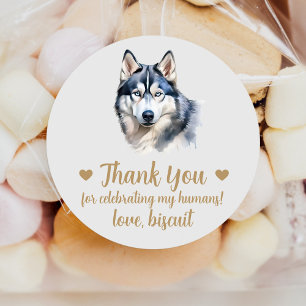 Adesivos Personalizados de Festa de Casamento Husk