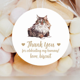 Adesivos Personalizados de Gato para Lembranças de