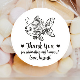 Adesivos Personalizados de Peixe para Lembranças d