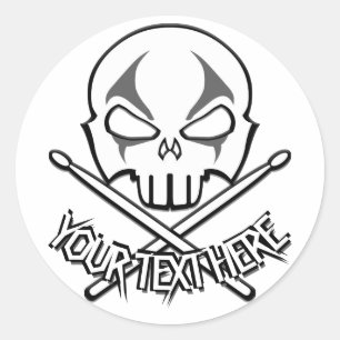 Adesivos Personalizados de Rock & Roll