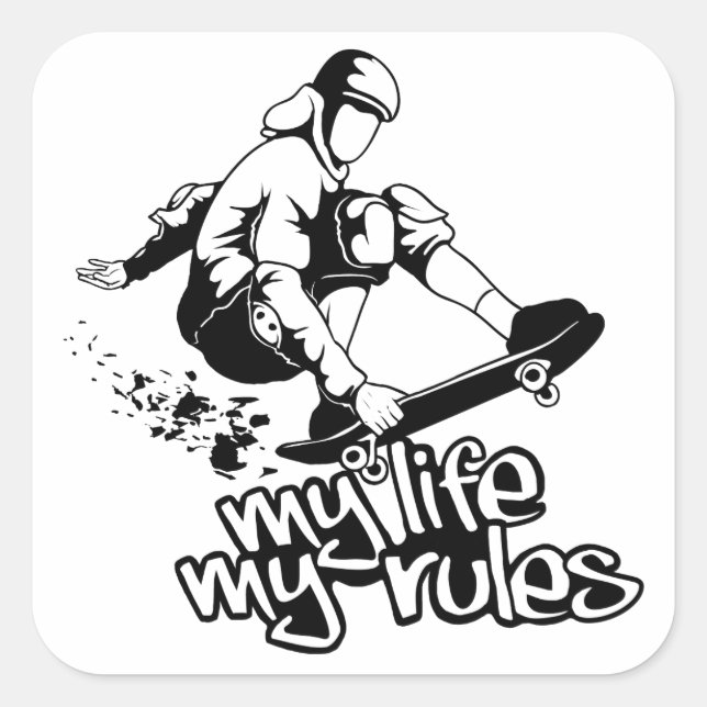 Adesivos personalizados de skate (Frente)