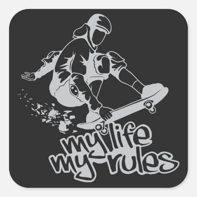 Adesivos personalizados de skate (Frente)