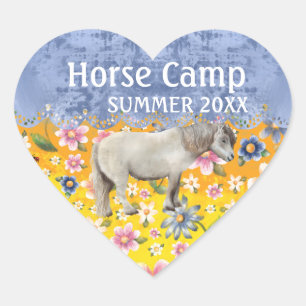 Adesivos personalizados de verão do Acampamento de