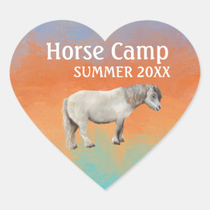 Adesivos personalizados de verão do Acampamento de