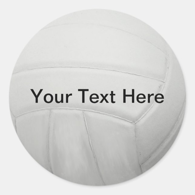 Adesivos personalizados de voleibol (Frente)
