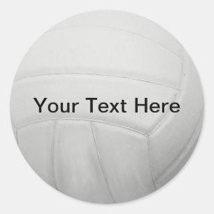 Adesivos personalizados de voleibol