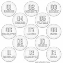 adesivos personalizados de voleibol para 13 menina