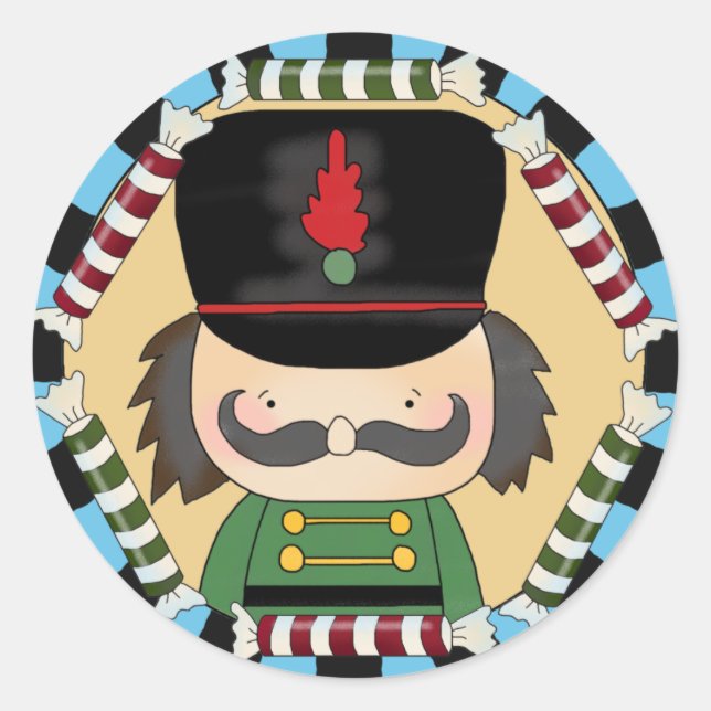 Adesivos personalizados do Nutcracker (Frente)