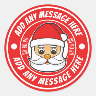 Adesivos Personalizados do Papai Noel do Natal