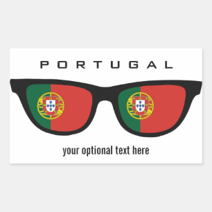 Adesivos personalizados do Português Shades