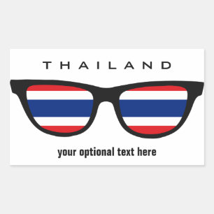 Adesivos personalizados do Thai Shades