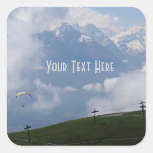 Adesivos personalizados dos Alpes austríacos