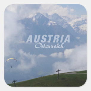 Adesivos personalizados dos Alpes austríacos
