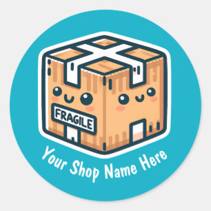 Adesivos Personalizados Frágeis para Pequenas Empr