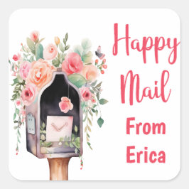 Adesivos Personalizados Happy Mail